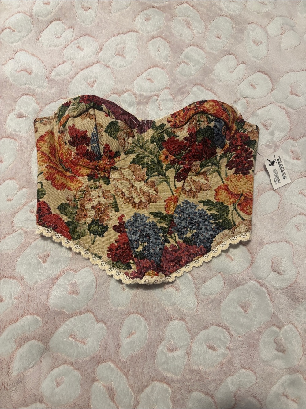 Floral Corset Top